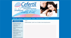 Desktop Screenshot of cefertil.net