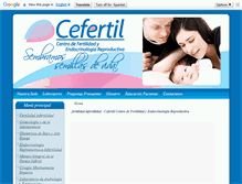 Tablet Screenshot of cefertil.net